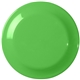 aerial view a lime green large flying discus, image 1 of 2