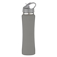 aerial view a gray 25 oz hampton stainless steel bottle, image 1 of 2