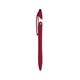 aerial view a metallic red yoga stylus pen and phone stand, image 1 of 3