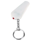 aerial view a white whistle flashlight keychain, image 1 of 2