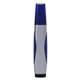 aerial view a silver with blue multi - purpose tool / flashlight, image 1 of 2