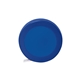 aerial view a blue with white button 5 retractable pvc tape with auto lock, image 1 of 3