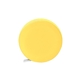 aerial view a yellow with white button 5 retractable pvc tape with auto lock, image 1 of 3