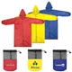 a group of rainshield poncho with mesh pouch