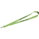 aerial view a green breakaway swivel lobster clasp lanyard, image 1 of 3
