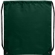 aerial view a hntr grn oriole polyester drawstring bag, image 1 of 4