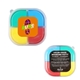 a red/yellow/green/blue color craze bouncing putty