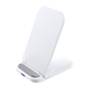a white peoria 15w foldable wireless charger stand