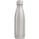 aerial view a silver h2go force copper vacuum insulated bottle 17 oz, image 1 of 9
