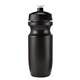 aerial view a black bottle & black lid 20 oz bike water bottle, image 2 of 2