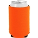a blaze orange (neon) kolder kaddy neoprene can insulated cooler