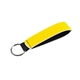 a bright yellow neoprene wrist strap key holder