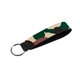 a spring camo neoprene wrist strap key holder