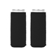 aerial view a black kolder kaddy neoprene for slim cans, image 1 of 2