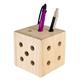 a group of giant dice pen holder