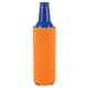 a bright orange aluminum bottle coolie