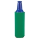 a kelly green aluminum bottle coolie