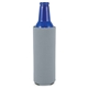 a gray aluminum bottle coolie