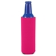 a magenta aluminum bottle coolie
