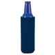 a navy aluminum bottle coolie