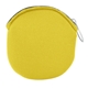 a yellow scuba foam zipper pouch