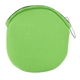 a lime scuba foam zipper pouch