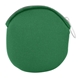 a kelly green scuba foam zipper pouch