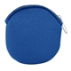 aerial view a royal blue scuba foam zipper pouch, image 1 of 2
