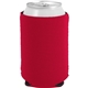 a red kolder kaddy neoprene can insulated cooler