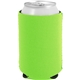 a fluorescent green kolder kaddy neoprene can insulated cooler