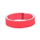 a neon coral neoprene wrist band - adult