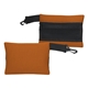 a texas orange small mesh travel bag with clip