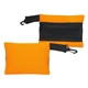 a bright orange small mesh travel bag with clip