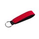 a red neoprene wrist strap key holder