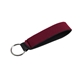 a maroon neoprene wrist strap key holder