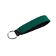 a deep green neoprene wrist strap key holder