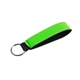 a fluor green neoprene wrist strap key holder