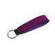a violet neoprene wrist strap key holder