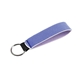 a periwinkle neoprene wrist strap key holder