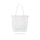 a clear bag & fairytale pink zipper twinkles vinyl bag