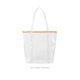 a clear bag & creamsicle zipper twinkles vinyl bag