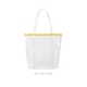 a clear bag & daffodil zipper twinkles vinyl bag