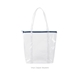a clear bag & bluebird zipper twinkles vinyl bag