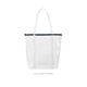 a clear bag & midnight zipper twinkles vinyl bag