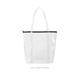 a clear bag & briquette zipper twinkles vinyl bag