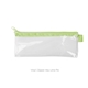 a clear bag & key lime pie zipper vinyl pixie pen pouch
