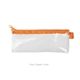 a clear bag & crush zipper vinyl pixie pen pouch