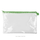 a clear bag & sweet pea zipper dottie pouch - clear vinyl