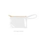 a clear bag & creamsicle zipper poptart to go vinyl coin pouch