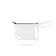 a clear bag & midnight zipper poptart to go vinyl coin pouch